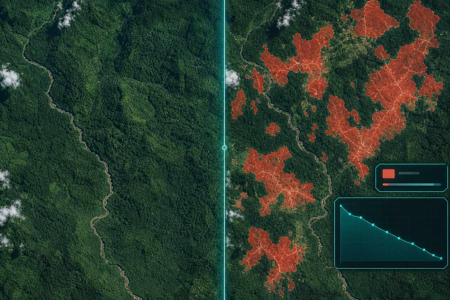 林地变化检测
